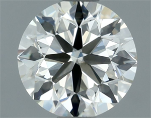 Picture of Natural Diamond 0.90 Carats, Round with Excellent Cut, I Color, VVS2 Clarity and Certified by IGI