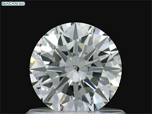 Foto Diamante Natural 0.81 quilates, Redondo , Color F, claridad SI2 y certificado GIA de