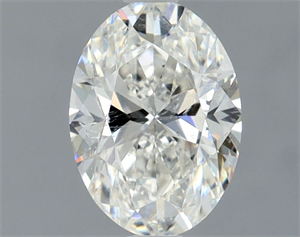Picture of Natural Diamond 0.90 Carats, Oval with  Cut, G Color, SI2 Clarity and Certified by GIA
