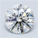 Diamante Natural 1.85 quilates, Redondo , Color H, claridad VVS2 y certificado GIA