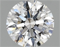 Lab Grown Diamond 0.97 Carats, Round with Ideal Cut, E Color, VVS2 Clarity and Certified by IGI