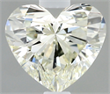 Natural Diamond 0.41 Carats, Heart with  Cut, K Color, SI1 Clarity and Certified by IGI