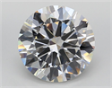 Del inventario de diamantes de laboratorio, 6.01 quilates, Redondo , Color F, claridad VVS2 y certificado IGI