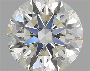 Picture of Natural Diamond 0.74 Carats, Round with Excellent Cut, J Color, VVS1 Clarity and Certified by GIA