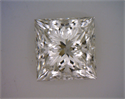 Natural Diamond 1.01 Carats, Princess with  Cut, J Color, SI2 Clarity and Certified by GIA