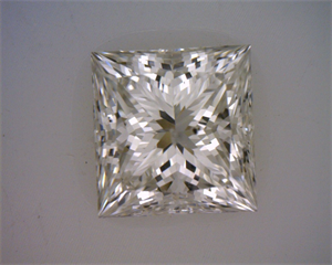 Picture of Natural Diamond 1.01 Carats, Princess with  Cut, J Color, SI2 Clarity and Certified by GIA