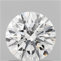 Lab Grown Diamond 0.80 Carats, Round with Ideal Cut, D Color, VS2 Clarity and Certified by IGI