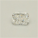 Natural Diamond 0.42 Carats, Radiant with  Cut, F Color, VVS1 Clarity and Certified by GIA
