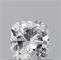 Natural Diamond 0.52 Carats, Cushion with  Cut, G Color, SI1 Clarity and Certified by GIA