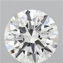 Lab Grown Diamond 3.50 Carats, Round with Excellent Cut, E Color, VS2 Clarity and Certified by IGI