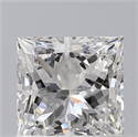 Natural Diamond 0.80 Carats, Princess with  Cut, E Color, VS2 Clarity and Certified by GIA