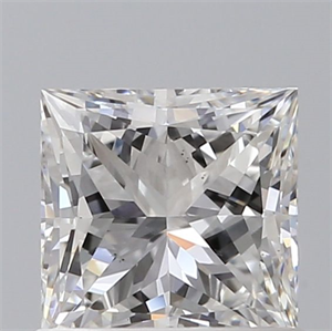 Picture of Natural Diamond 0.80 Carats, Princess with  Cut, E Color, VS2 Clarity and Certified by GIA