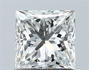 Picture of Natural Diamond 1.01 Carats, Princess with  Cut, H Color, VS2 Clarity and Certified by GIA