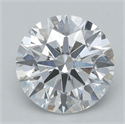 Lab Grown Diamond 1.16 Carats, Round with Ideal Cut, F Color, VVS2 Clarity and Certified by IGI