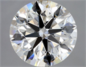 Natural Diamond 4.70 Carats, Round with Excellent Cut, F Color, VVS2 Clarity and Certified by GIA