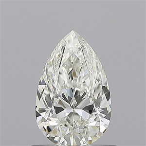 Picture of Natural Diamond 0.71 Carats, Pear with  Cut, I Color, VS2 Clarity and Certified by GIA