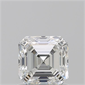 Diamante Natural 1.01 quilates, Asscher , Color G, claridad VVS2 y certificado GIA