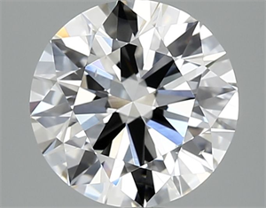 Picture of Lab Grown Diamond 2.50 Carats, Round with Ideal Cut, D Color, VS2 Clarity and Certified by IGI
