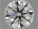 Natural Diamond 0.70 Carats, Round with Very Good Cut, I Color, VVS2 Clarity and Certified by GIA