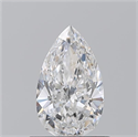 Diamante Natural 0.70 quilates, De pera , Color E, claridad VS1 y certificado GIA