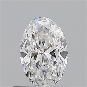 Picture of Natural Diamond 0.50 Carats, Oval with  Cut, D Color, VVS1 Clarity and Certified by GIA