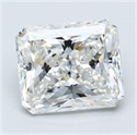 Diamante Natural 4.36 quilates, Radiante , Color G, claridad SI1 y certificado GIA