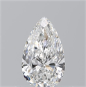Natural Diamond 0.52 Carats, Pear with  Cut, F Color, VS1 Clarity and Certified by GIA