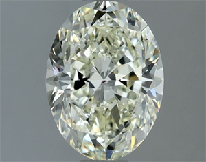 Picture of Natural Diamond 1.52 Carats, Oval with  Cut, K Color, VS2 Clarity and Certified by IGI