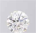 Lab Grown Diamond 1.53 Carats, Round with Ideal Cut, F Color, VS1 Clarity and Certified by IGI