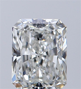 Picture of Natural Diamond 0.70 Carats, Radiant with  Cut, H Color, VVS2 Clarity and Certified by GIA