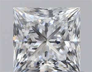 Foto Diamante Natural 0.60 quilates, Princesa , Color E, claridad VS1 y certificado GIA de