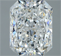 Natural Diamond 2.01 Carats, Radiant with  Cut, F Color, SI1 Clarity and Certified by GIA