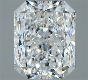 Foto Diamante Natural 2.01 quilates, Radiante , Color F, claridad SI1 y certificado GIA de