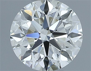 Foto Diamante Natural 0.51 quilates, Redondo , Color H, claridad IF y certificado IGI de