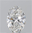 Natural Diamond 1.01 Carats, Oval with  Cut, G Color, SI2 Clarity and Certified by GIA