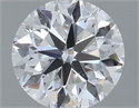 Natural Diamond 0.51 Carats, Round with Very Good Cut, E Color, SI1 Clarity and Certified by GIA