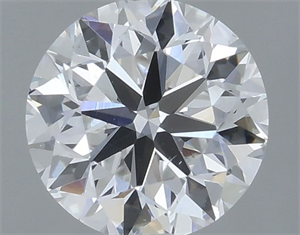 Picture of Natural Diamond 0.51 Carats, Round with Very Good Cut, E Color, SI1 Clarity and Certified by GIA