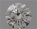 Natural Diamond 0.50 Carats, Round with Very Good Cut, F Color, VS2 Clarity and Certified by GIA