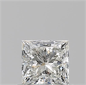 Natural Diamond 0.61 Carats, Princess with  Cut, I Color, VS2 Clarity and Certified by GIA