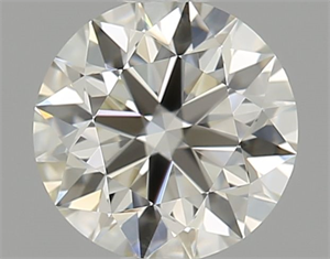 Picture of Natural Diamond 0.72 Carats, Round with Excellent Cut, K Color, IF Clarity and Certified by GIA