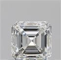 Natural Diamond 0.71 Carats, Asscher with  Cut, I Color, VVS1 Clarity and Certified by GIA