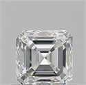 Natural Diamond 0.71 Carats, Asscher with  Cut, I Color, VVS1 Clarity and Certified by GIA
