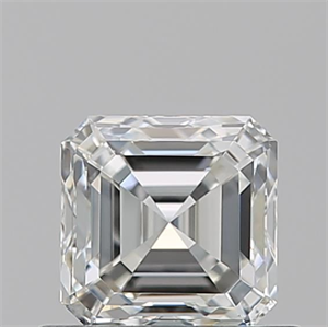 Picture of Natural Diamond 0.71 Carats, Asscher with  Cut, I Color, VVS1 Clarity and Certified by GIA