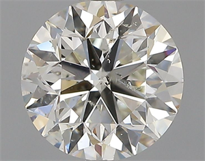Picture of Natural Diamond 1.00 Carats, Round with Very Good Cut, J Color, SI2 Clarity and Certified by GIA