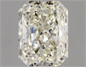 Natural Diamond 1.01 Carats, Radiant with  Cut, K Color, SI1 Clarity and Certified by GIA