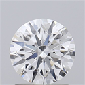 Del inventario de diamantes de laboratorio, 1.29 quilates, Redondo , Color D, claridad VVS2 y certificado IGI