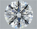Natural Diamond 2.81 Carats, Round with Excellent Cut, F Color, VS1 Clarity and Certified by GIA