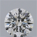 Natural Diamond 0.60 Carats, Round with Excellent Cut, H Color, VS2 Clarity and Certified by GIA