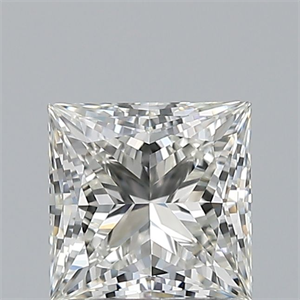 Picture of Natural Diamond 0.81 Carats, Princess with  Cut, I Color, VVS2 Clarity and Certified by GIA