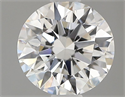 Del inventario de diamantes de laboratorio, 1.03 quilates, Redondo , Color E, claridad VVS2 y certificado IGI